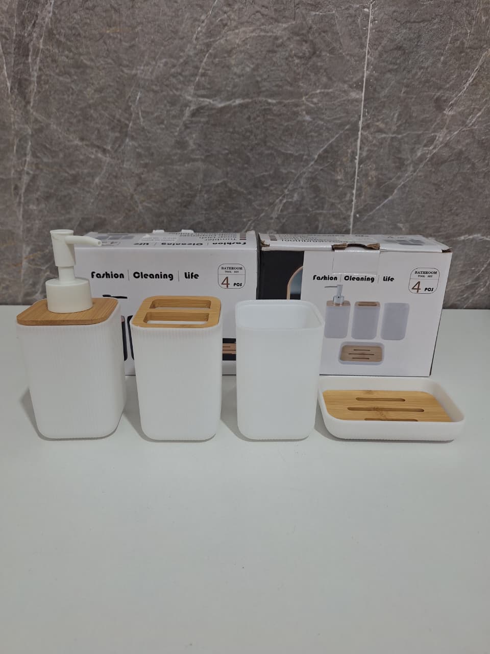 ORGANIZADOR BAÑO DE 4PCS JS/S-2194