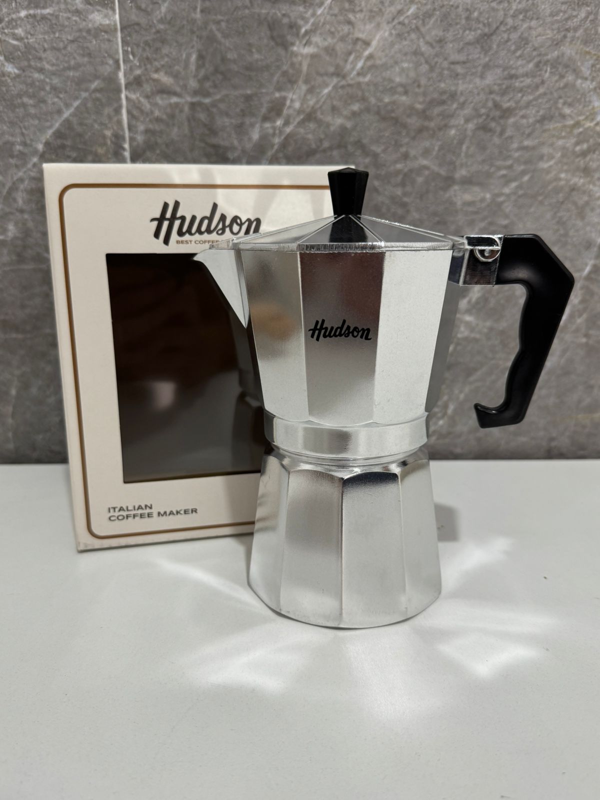 CAFETERA HUDSON TIPO ITALIANA M002 ALUM