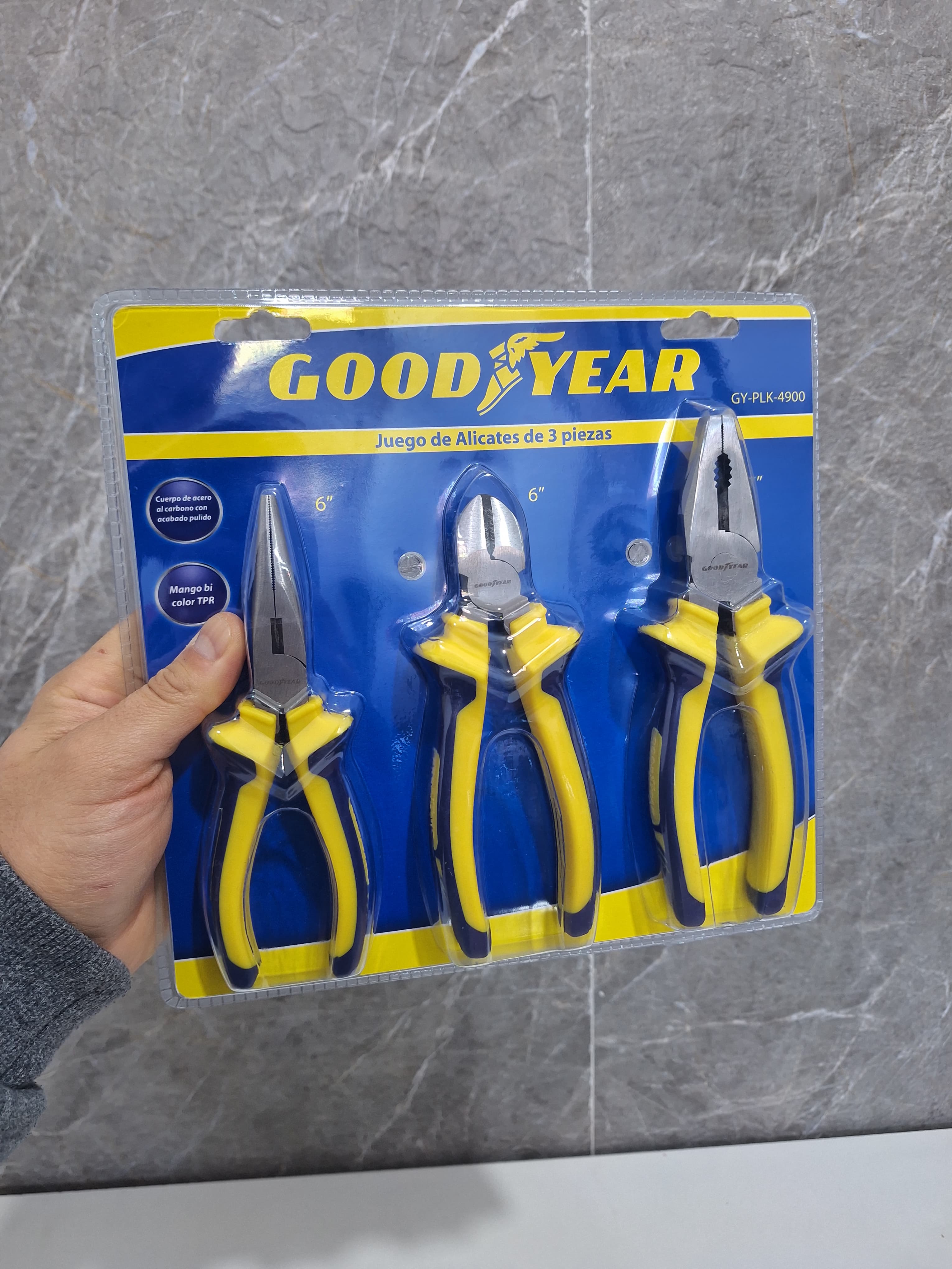 SET DE ALICATES GOOD YEAR 3PCS GY-PLK-4900