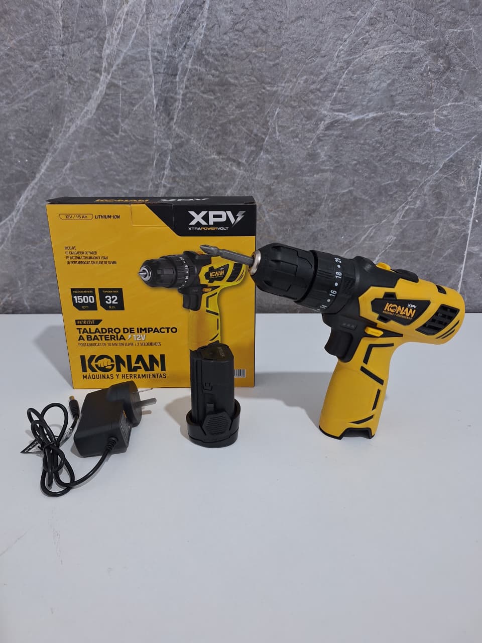 TALADRO INALAMBRICO DE IMPACTO KONAN #K1012VT 12V