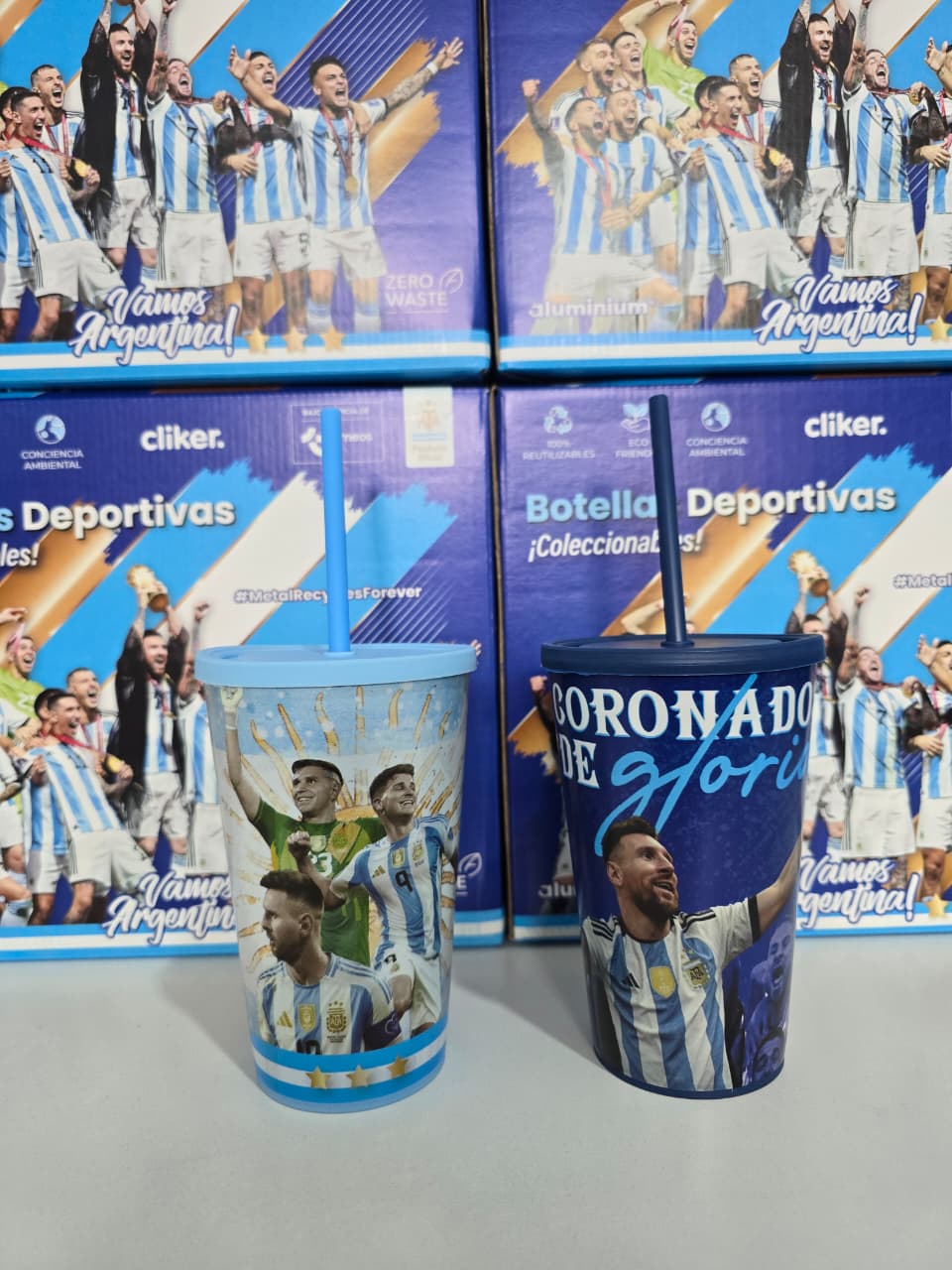 VASO AFA CON TAPA Y SORBETE 500ML 6929