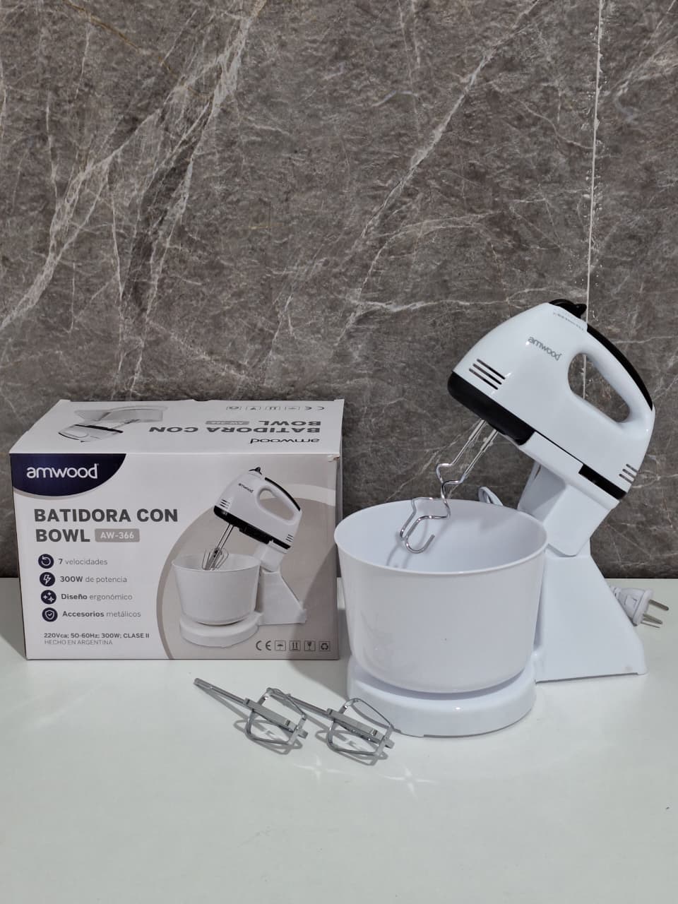 BATIDORA AMWOOD CON BOWL AW-366