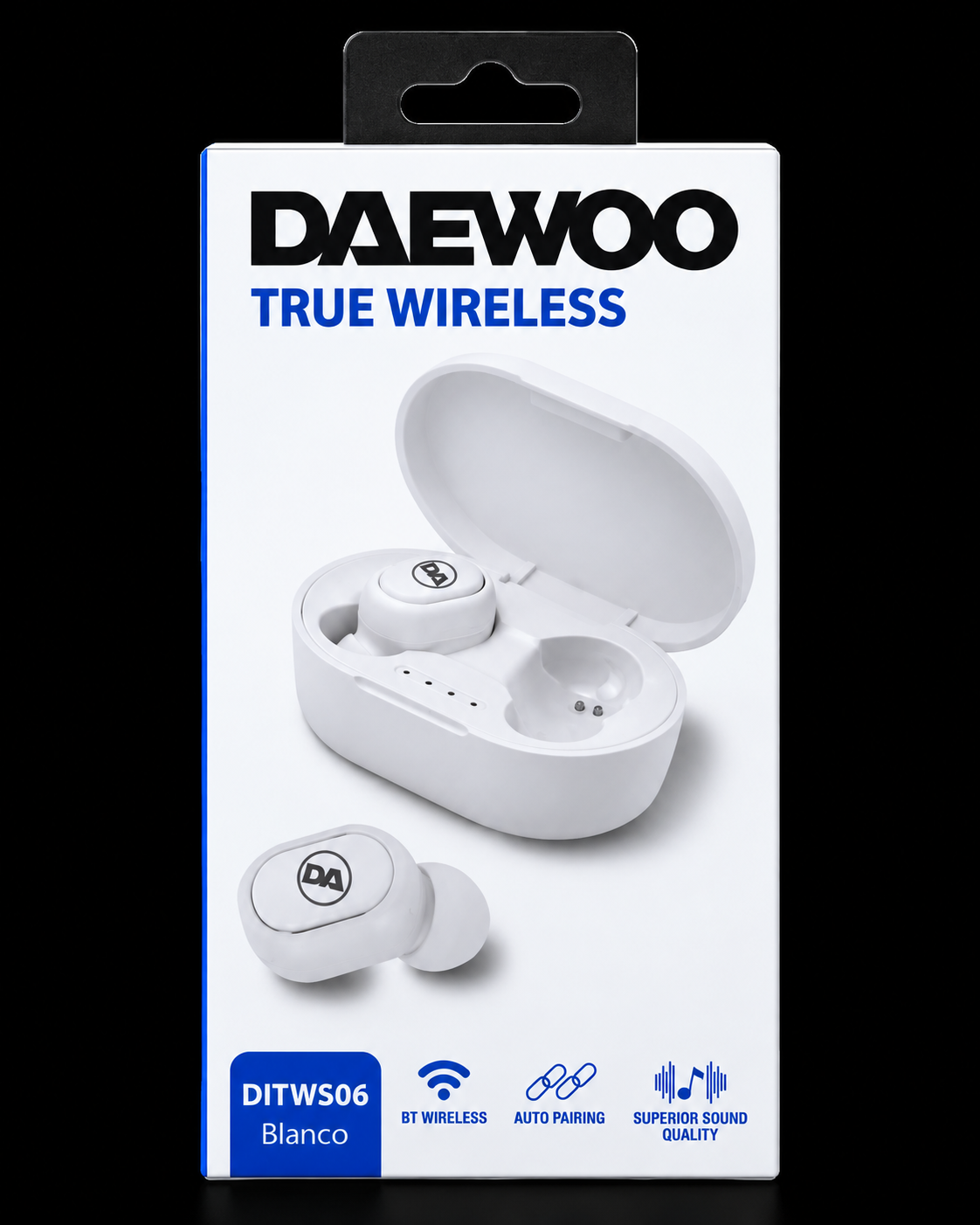 AURICULAR AMWOOD S06 BLANCO
