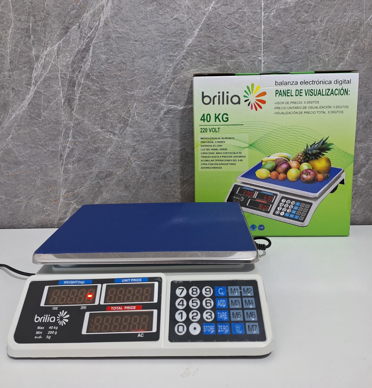 BALANZA COMERCIAL BRILIA 40KG