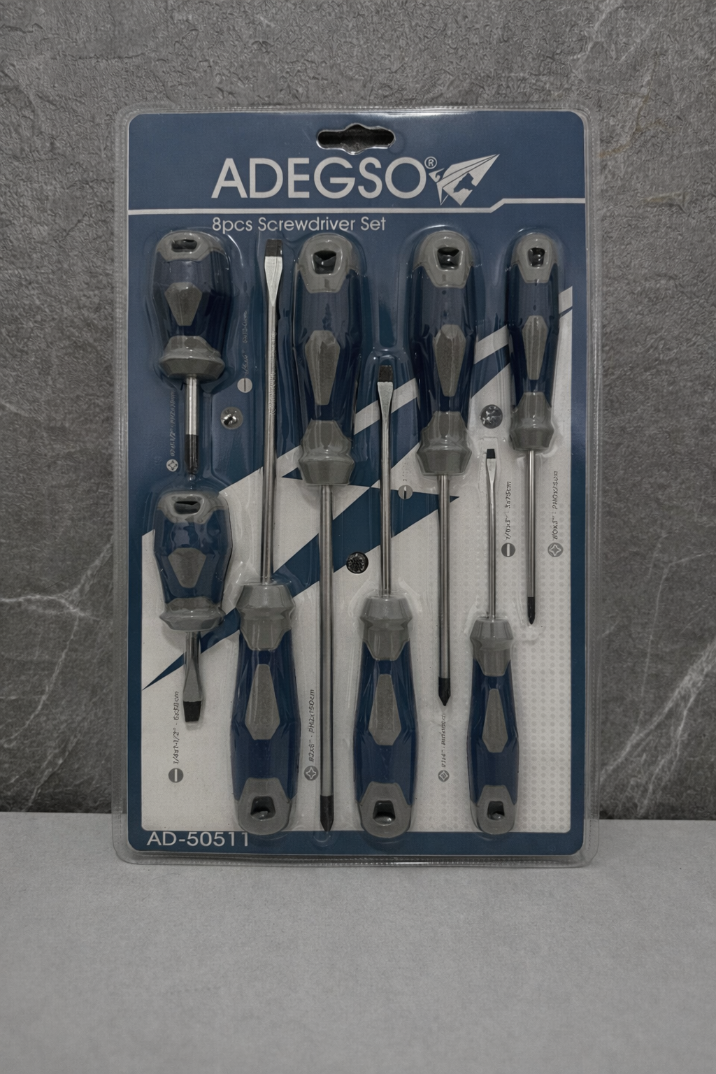 JUEGO DE DESTORNILLADORES ADEGSO AD-50511