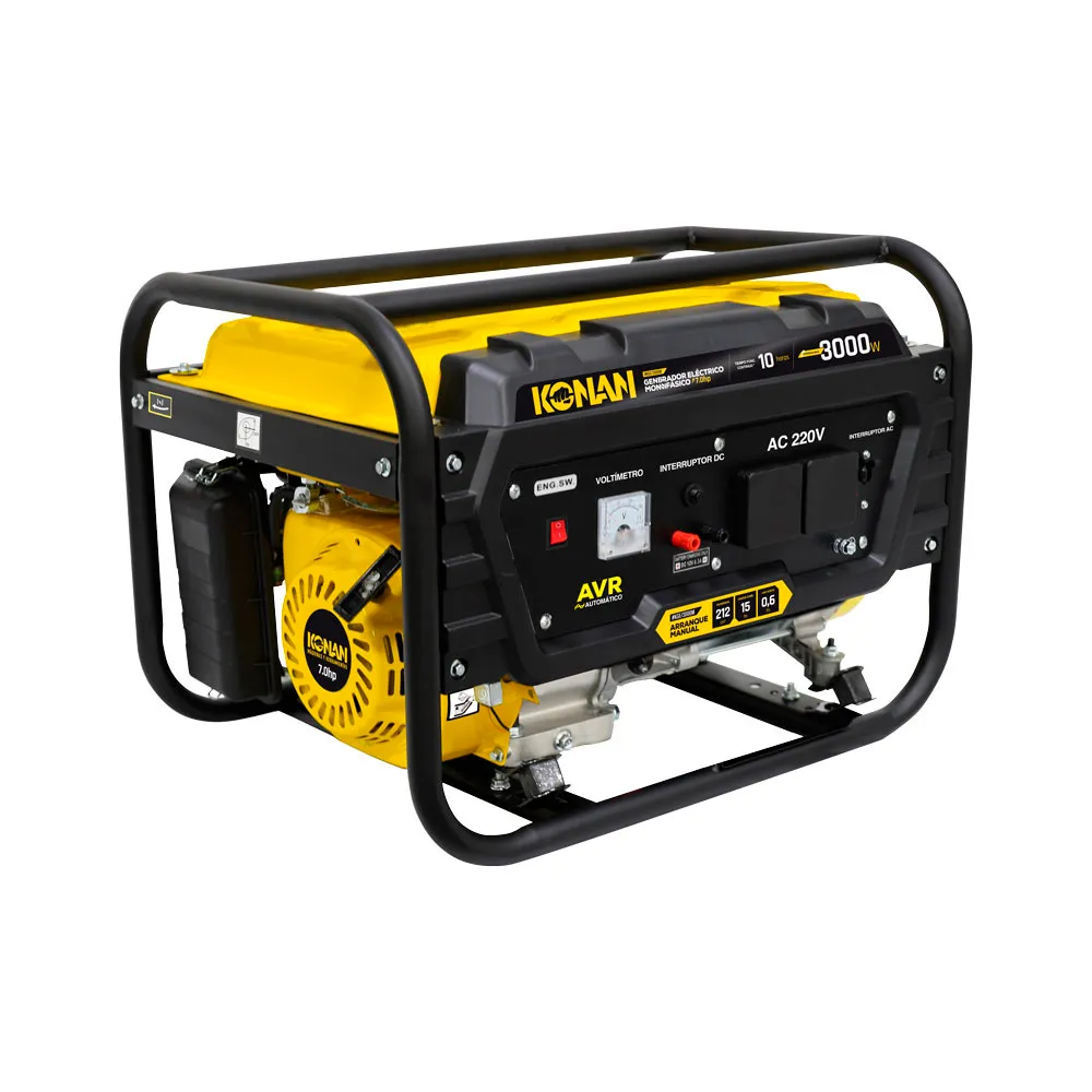 GENERADOR MONOFASICO KONAN 3000W #KGE/3000M