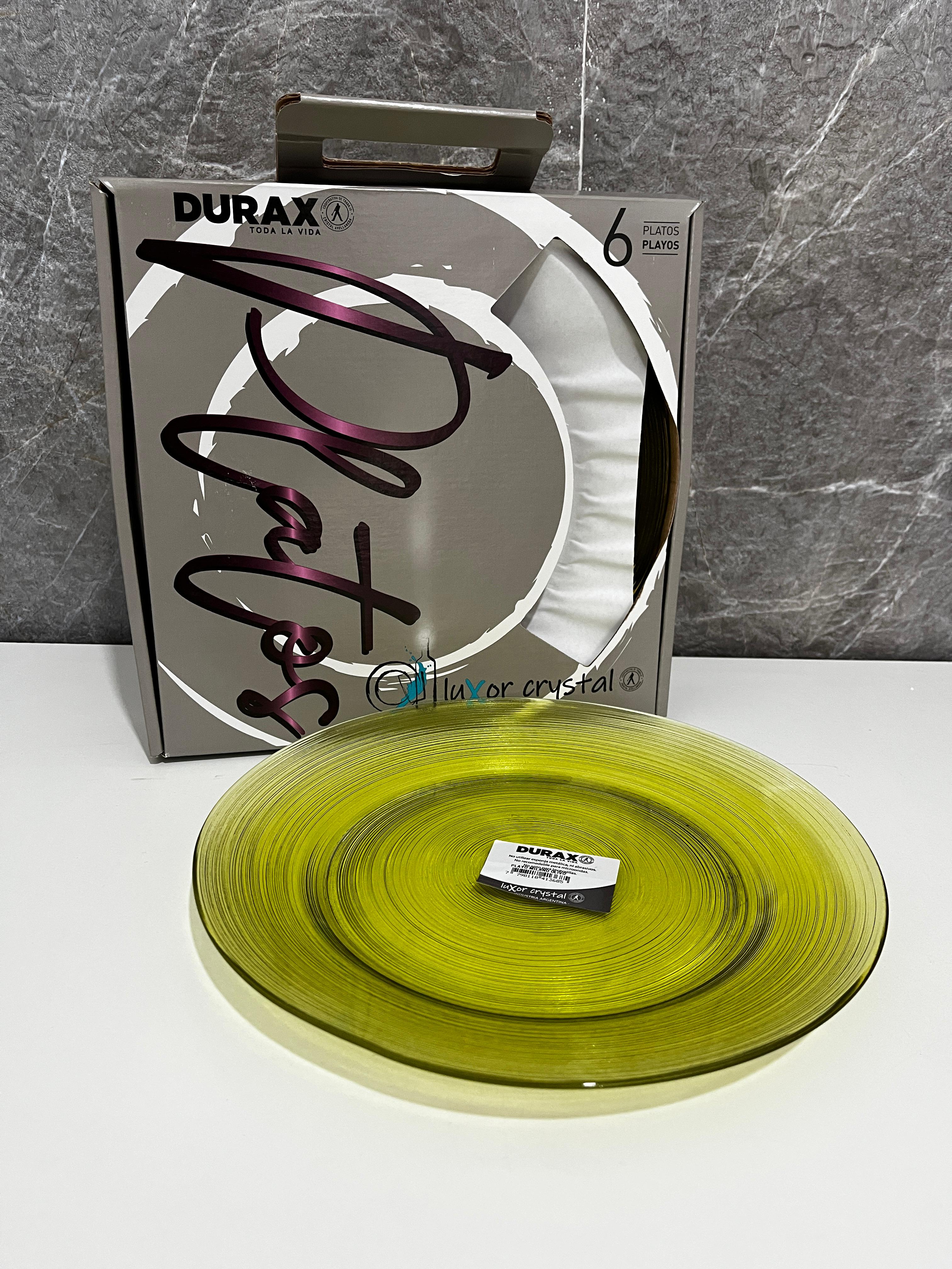 SIX PACK DURAX PLATO PLAYO MILANO OLIVO
