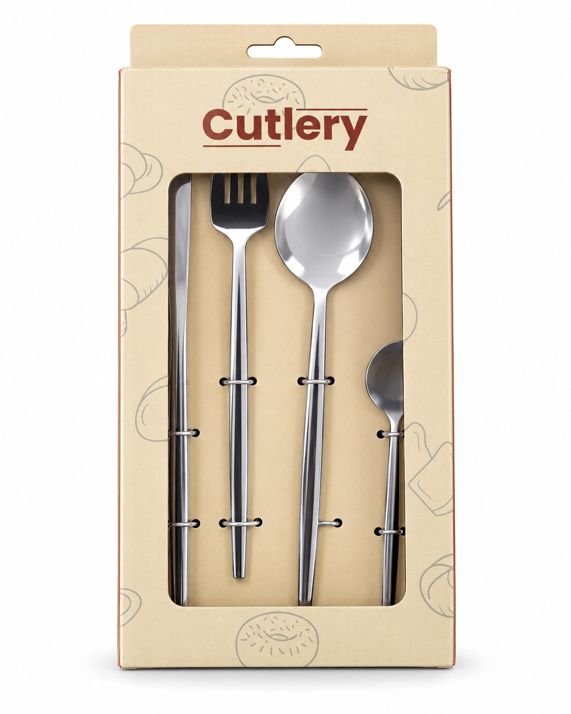 CUBIERTOS 12PCS ACERO FSK-12