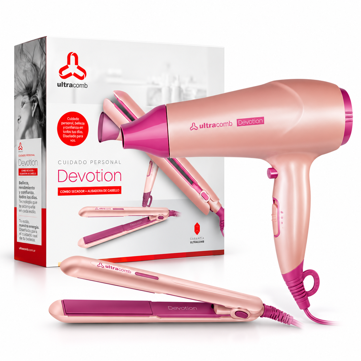 COMBO DEVOTION SECADOR Y PLANCHITA ULTRACOMB