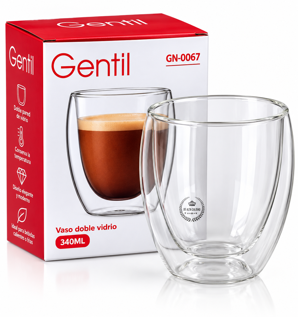 VASO GENTIL GN-0067 340ML