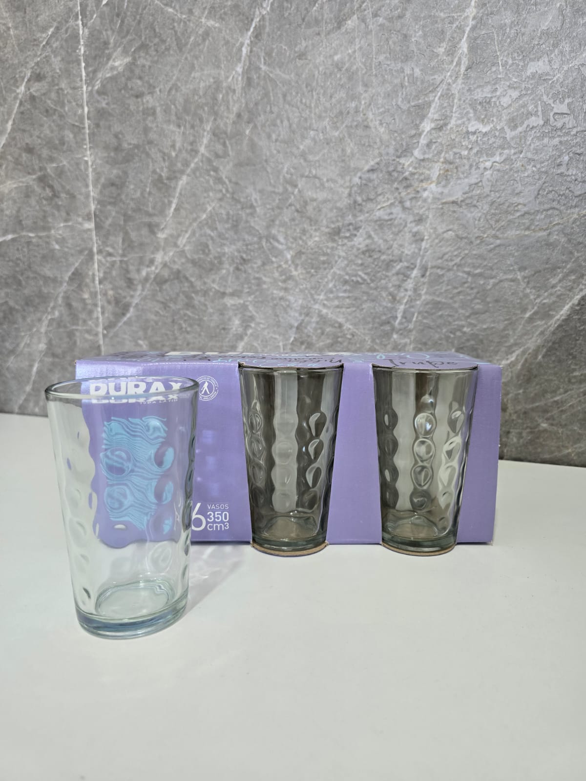 SIX PACK DURAX VASO IRUPE BLANCO
