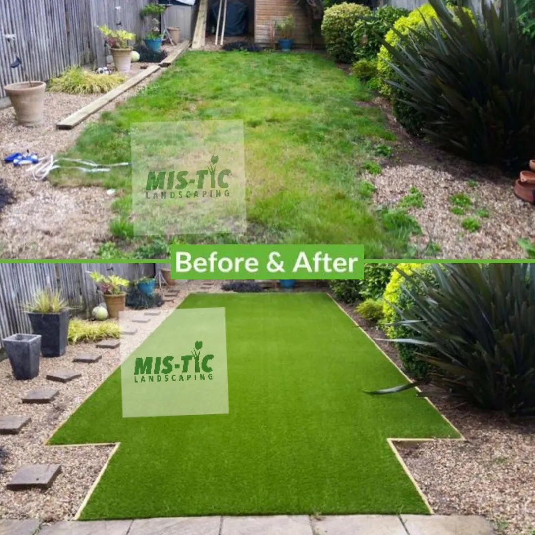 Artificial grass installation by Mis-tic Landscaping in Cape Town, photo 3