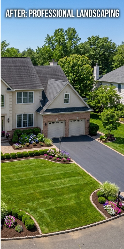 After Vanderclock Outdoor Services landscaping transformation Wayne NJ