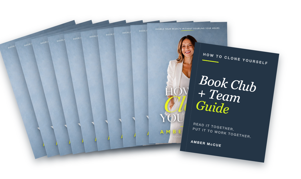 Five copies of the book plus the Book Club + Team Guide