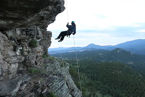 Camp aerial / setting