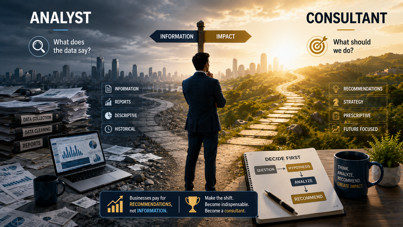 Analyst vs. Consultant: The One Mindset Shift Behind a ₹20 LPA Pay Gap