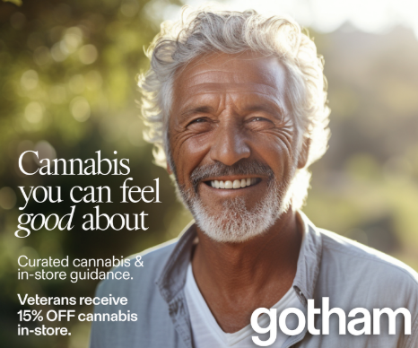 Cannabis mobile banner ad