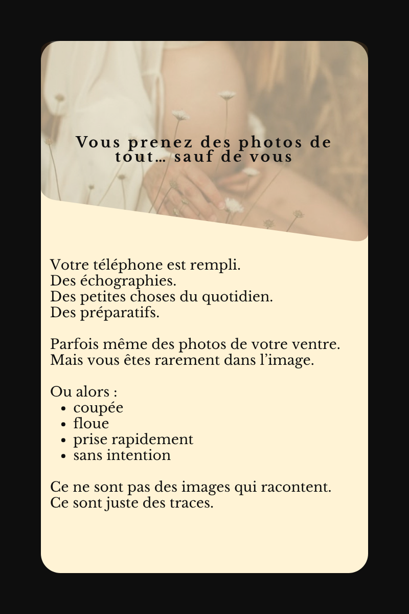 séance photo maternité
