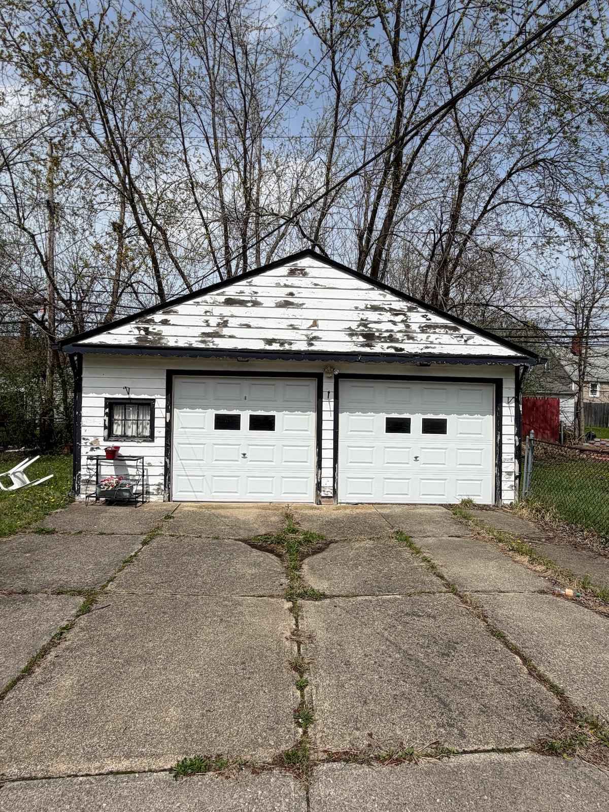 Pre-reno garage