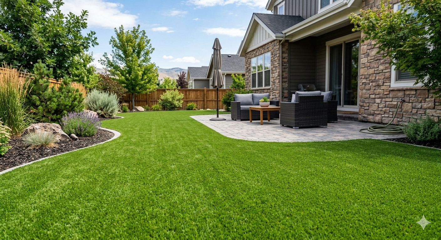 Artificial turf installation Boise Idaho Treasure Valley
