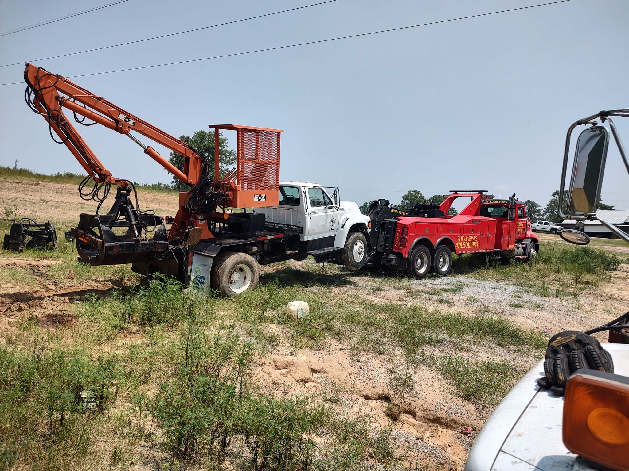 Smaller Equipment Towing — Lyder's Towing LLC in Macon, GA