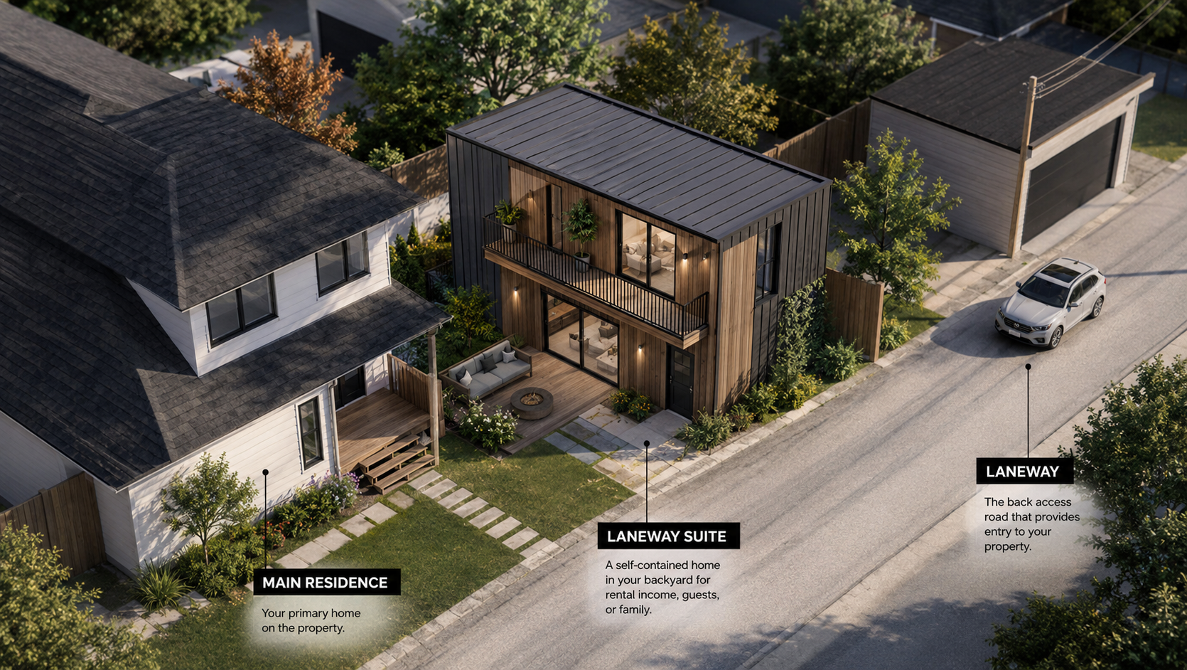 Laneway house built by Vancouver Laneway Homes in Metro Vancouver