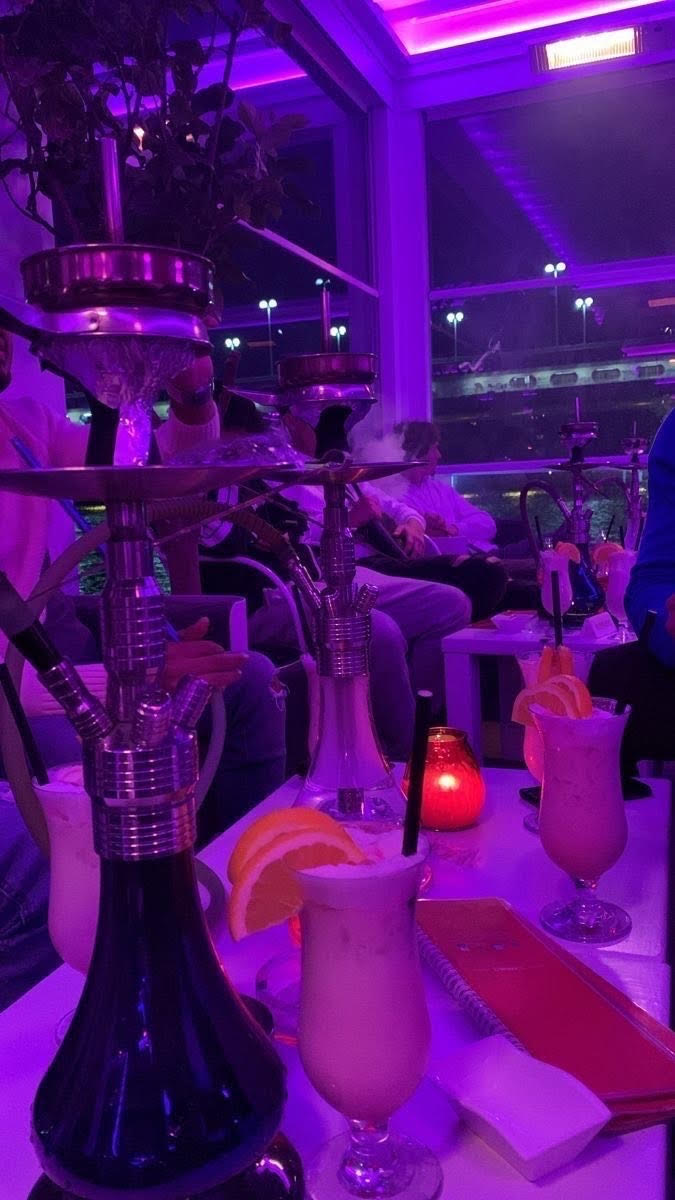 Shisha lounge at Shooters Cafe Bar