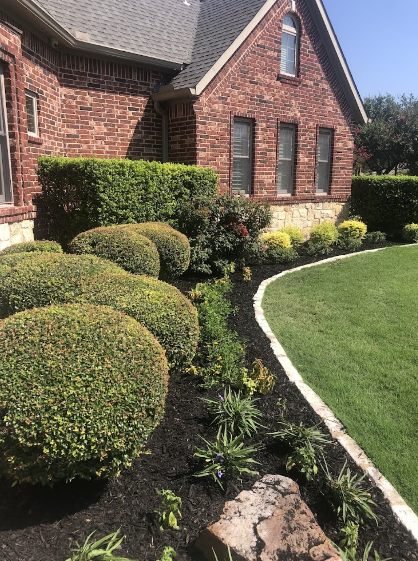 Front yard project near Allen