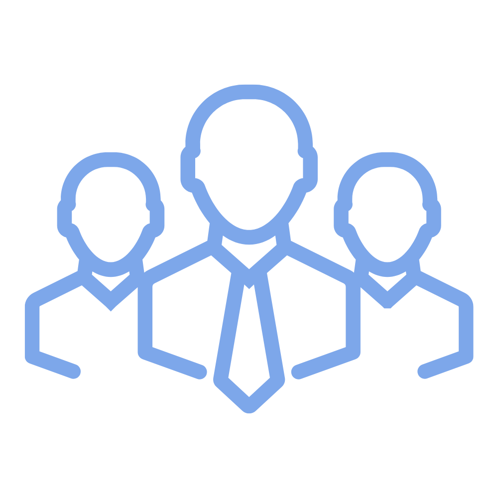 Group of people icon representing Strategic Sessions Led by Experienced Leaders