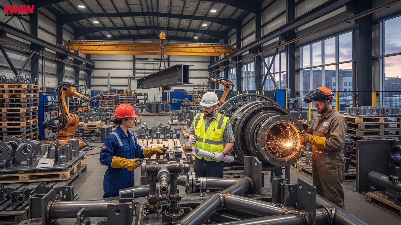 Representatives from various industries collaborating on custom steel fabrication projects. Representatives from various industries collaborating on custom steel fabrication projects.