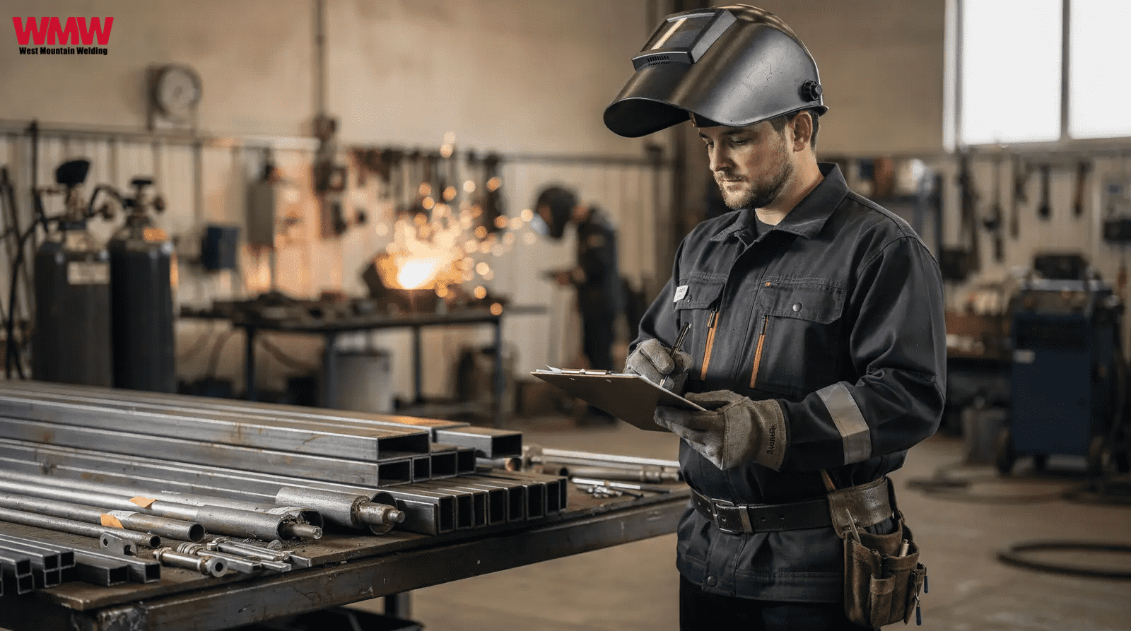 A welder in a helmet inspects metal components on a work table, highlighting the labor market's impact on pricing. A welder in a helmet inspects metal components on a work table, highlighting the labor market's impact on pricing.