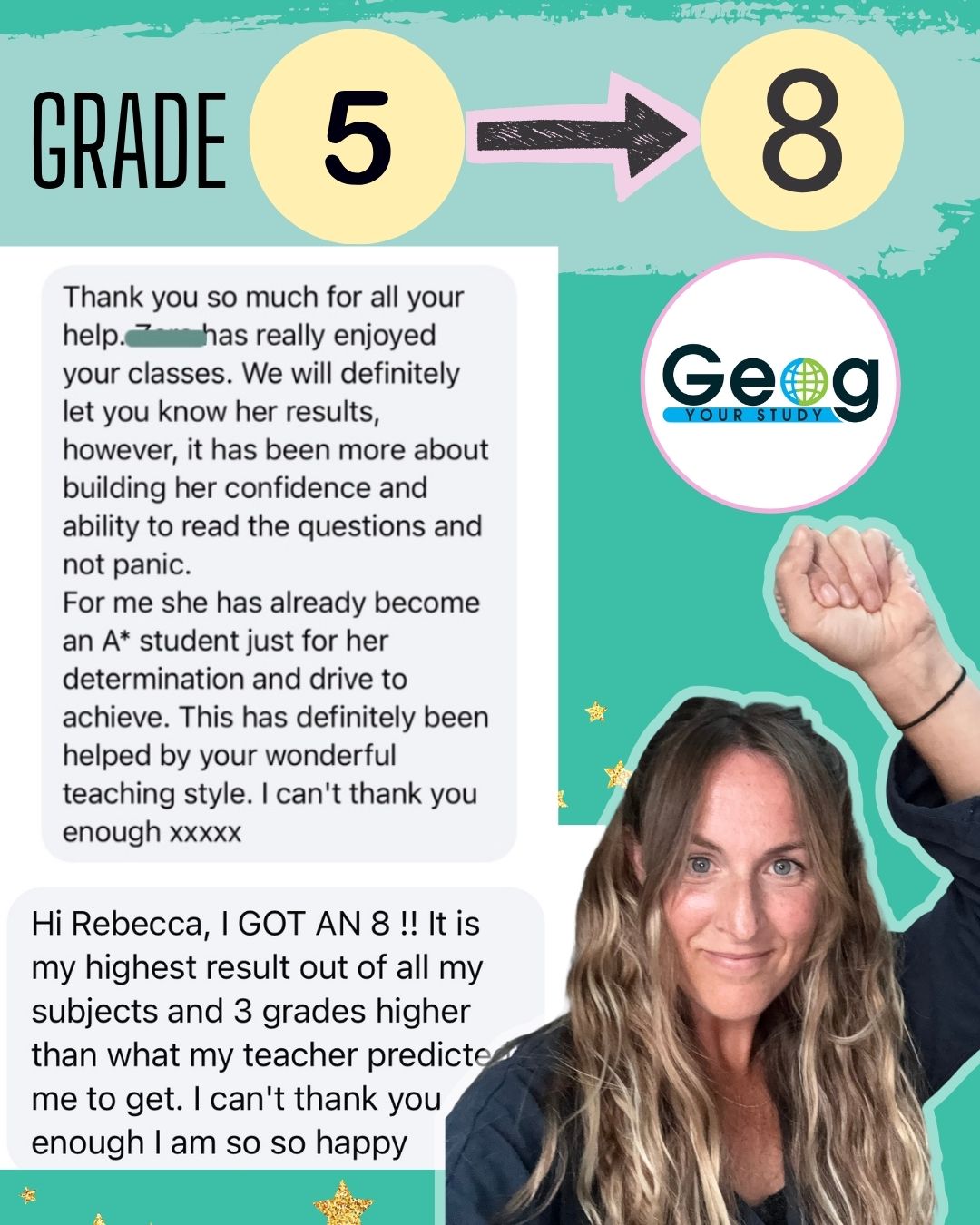 Grade 5 to 8: parent and student messages