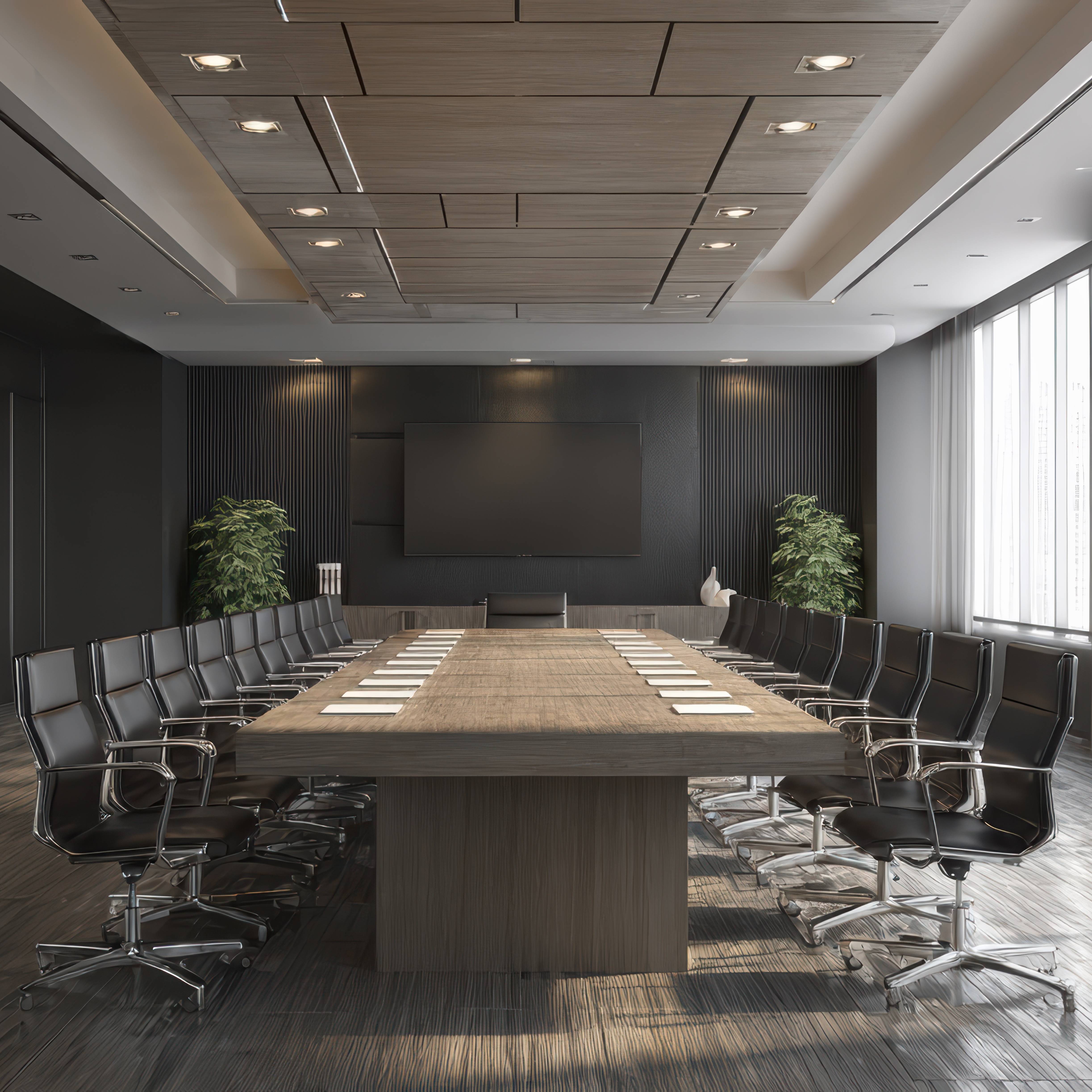 modern executive conference room used for business strategy and consulting meetings