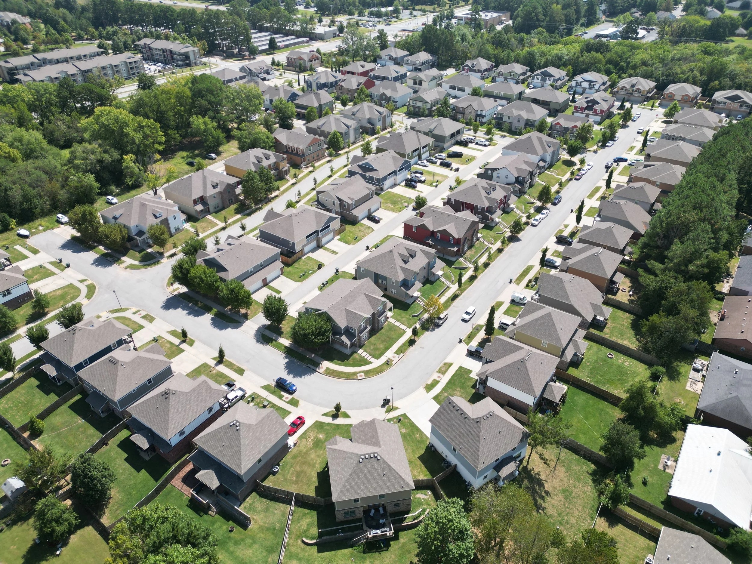 Rupple Meadows completed duplex townhouse and single family development in Fayetteville AR