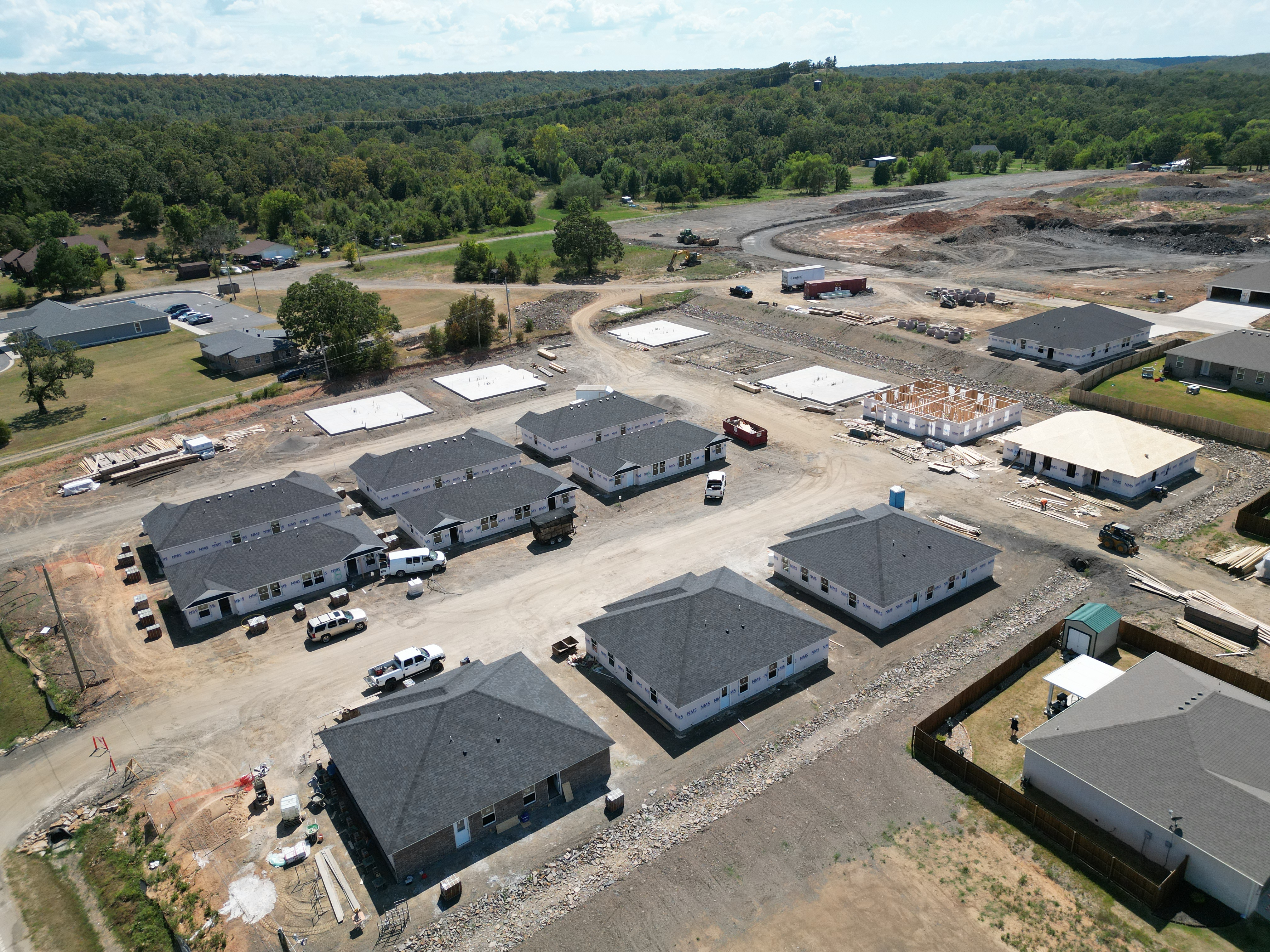 Cedar Acres Duplex Community under development in Fort Smith AR