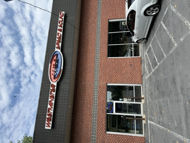 The Westminster Speed and Sound storefront