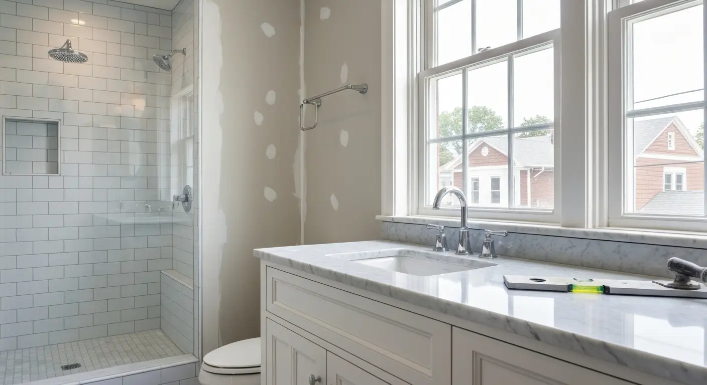 Bathroom remodeling project