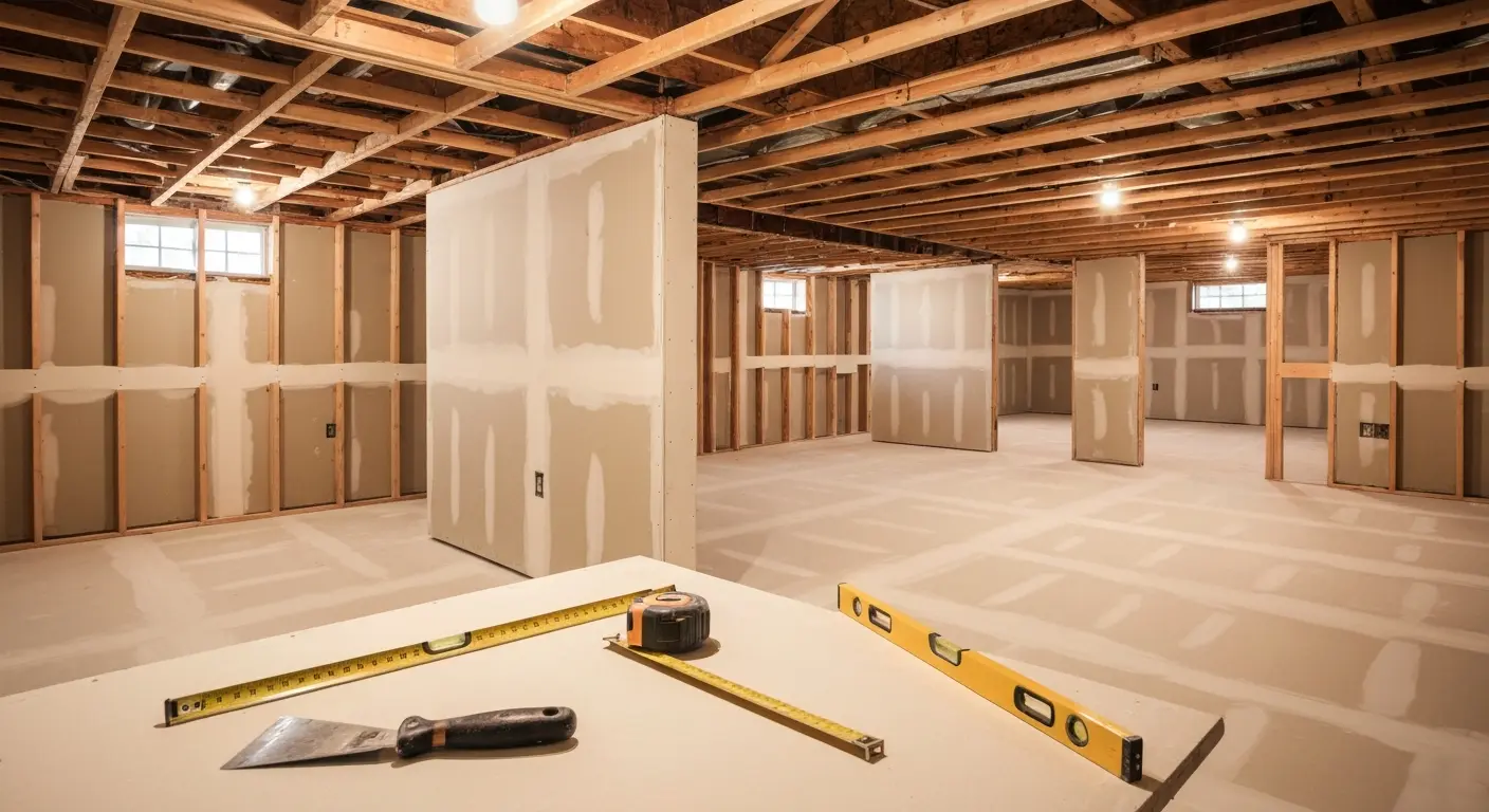 Basement finishing project