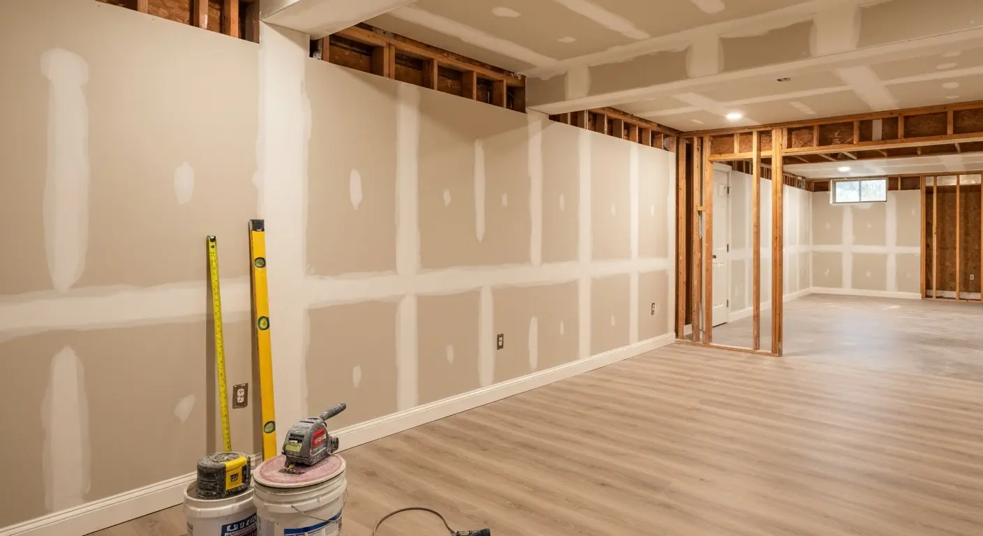 Basement finishing project