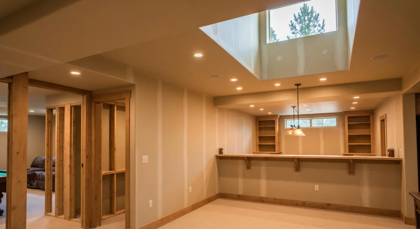 Basement finishing project