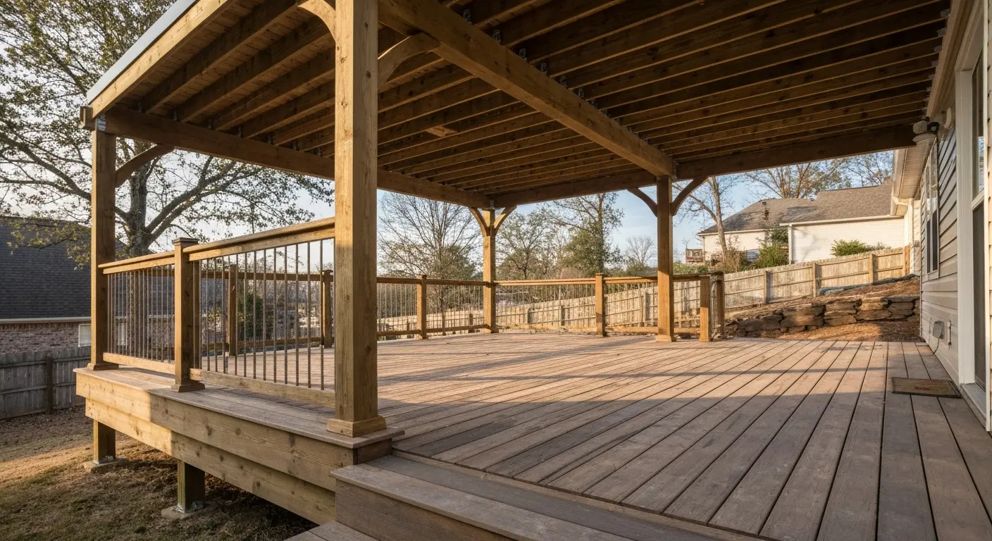 Covered deck in Gallatin