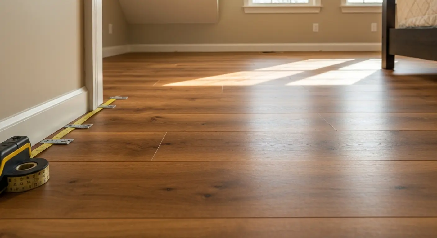 Bedroom laminate flooring