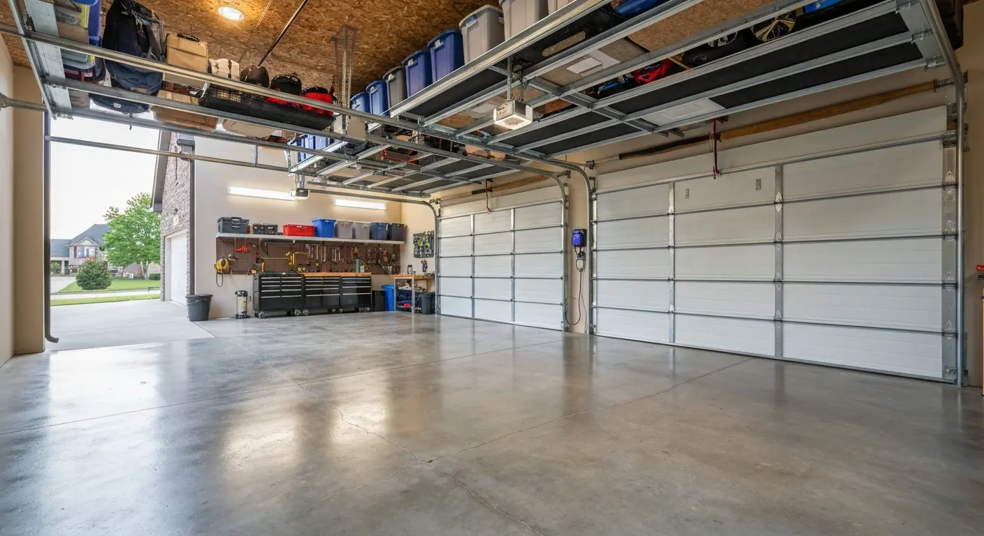 Specialty three-car garage