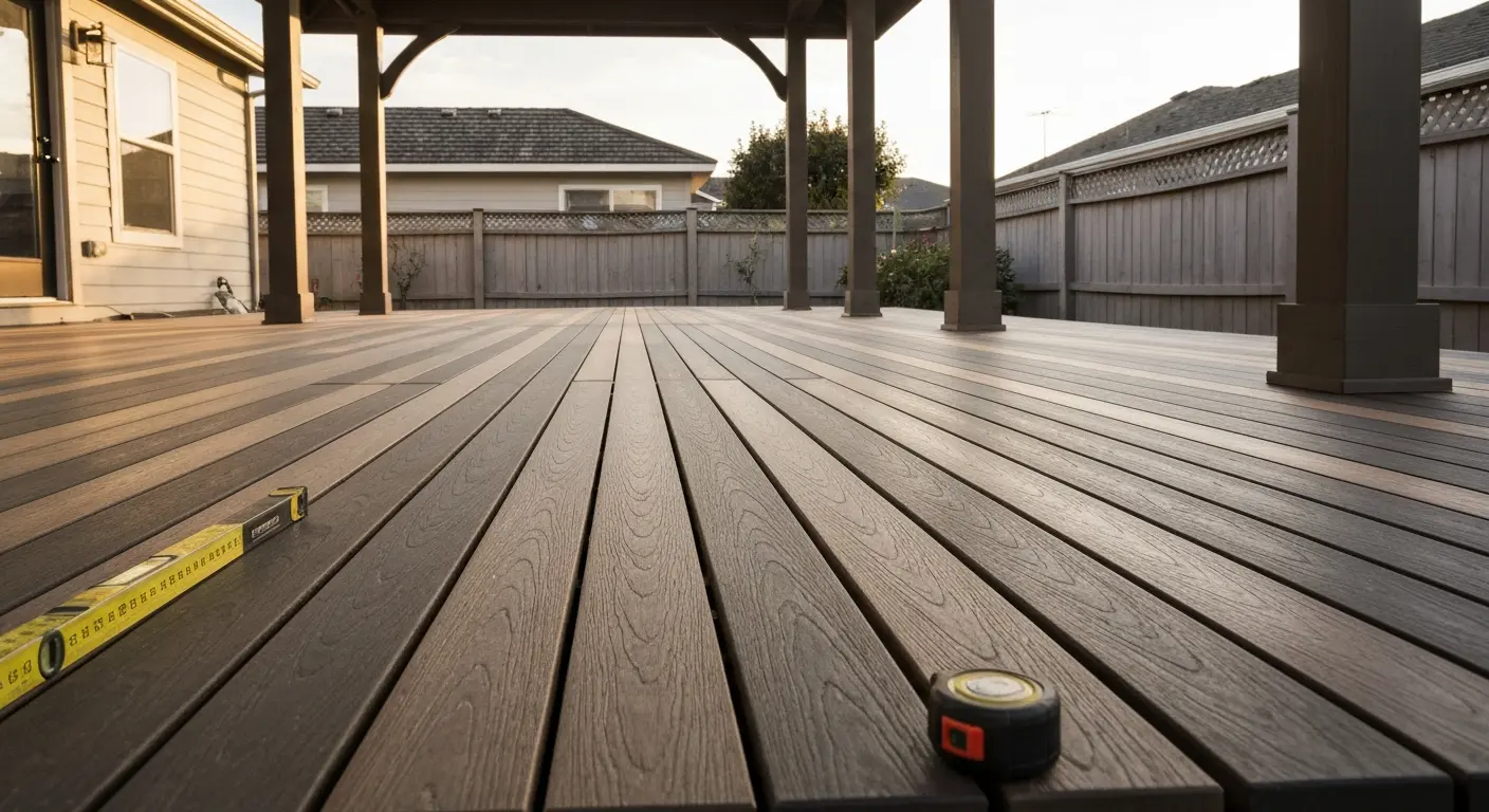 Decking materials and finishes