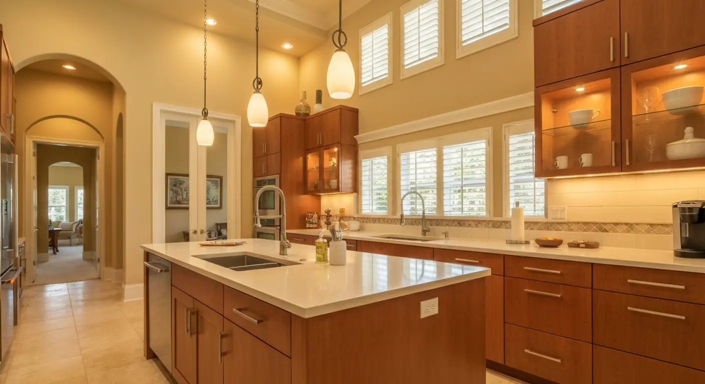 Modern kitchen remodel with custom cabinetry