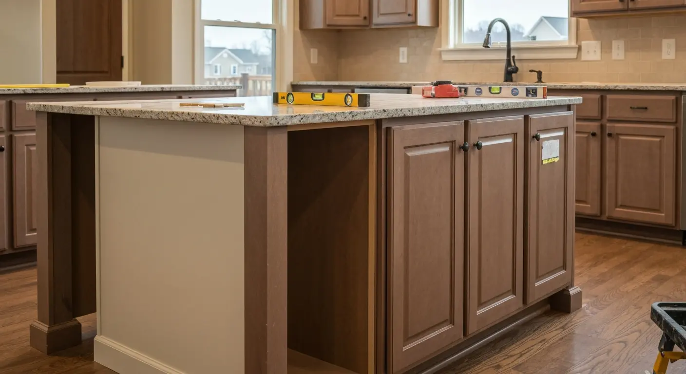 Kitchen island design and installation
