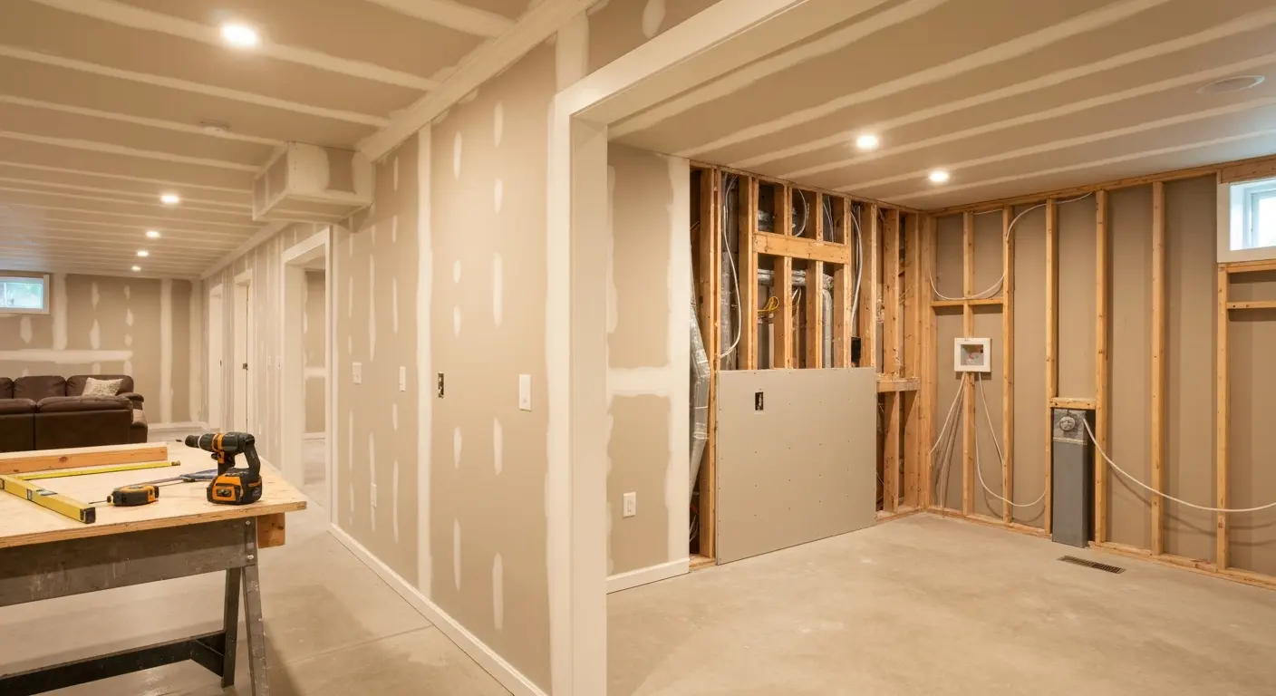 Finished basement