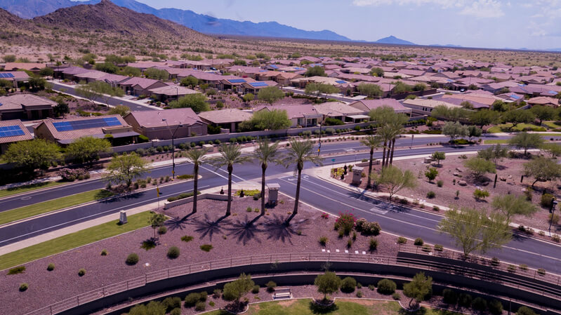 Luxury homes in Goodyear Arizona master planned community