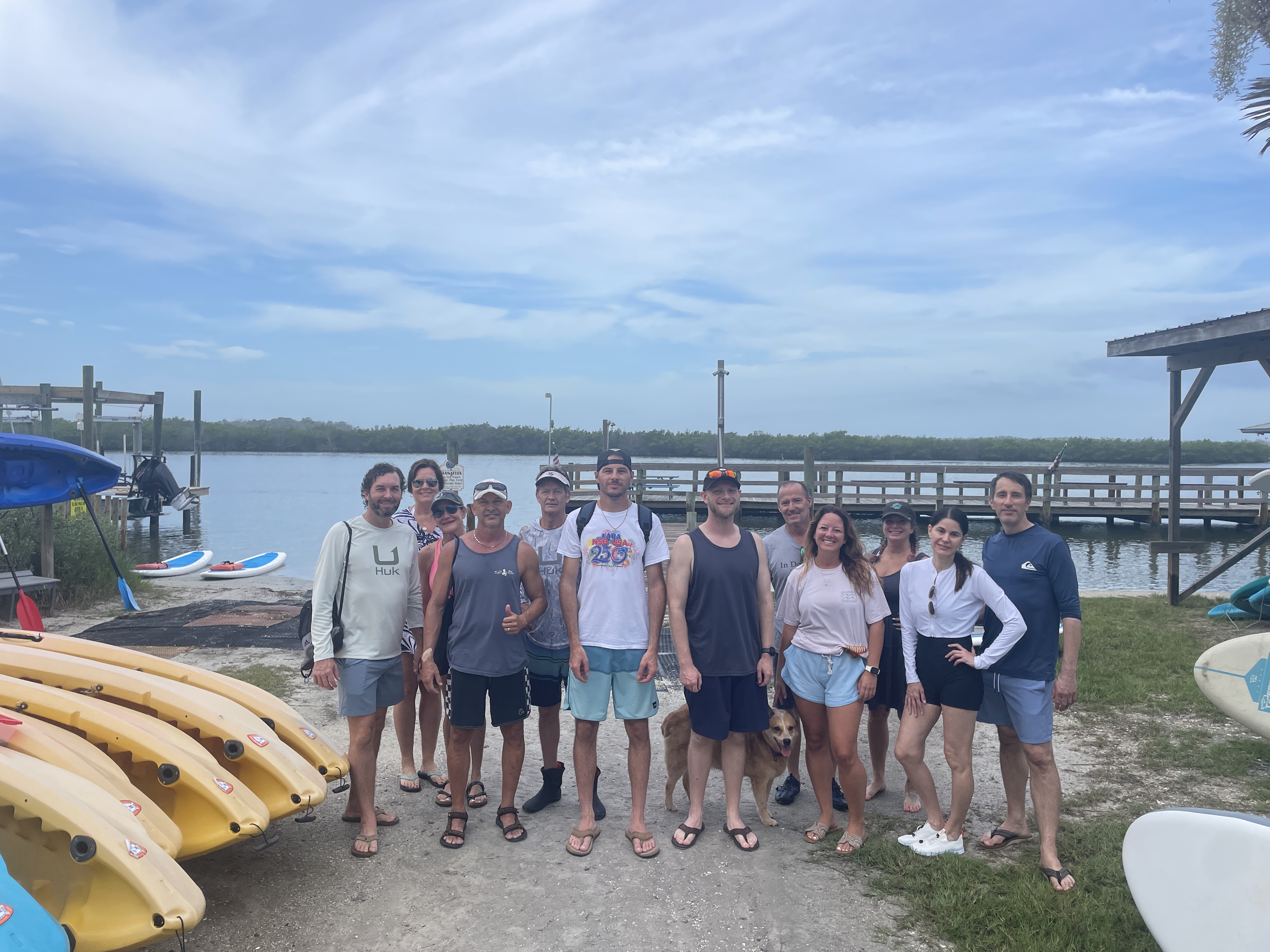 Fit Life NSB group out in New Smyrna Beach