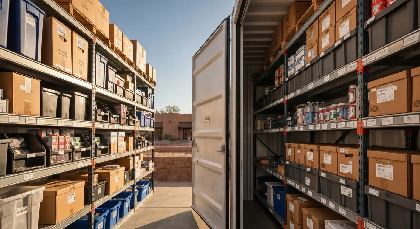 Storage for business inventory